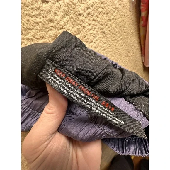 FP Movement The Way Home Shorts Purple Women's Medium High Rise Smocked‎ Casual - Picture 10 of 11